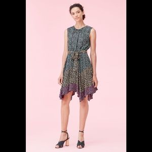 Rebecca Taylor Louisa Floral Silk Dress